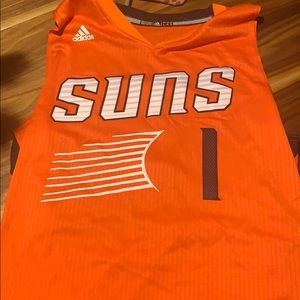 Devin Booker Orange Alternate Jersey